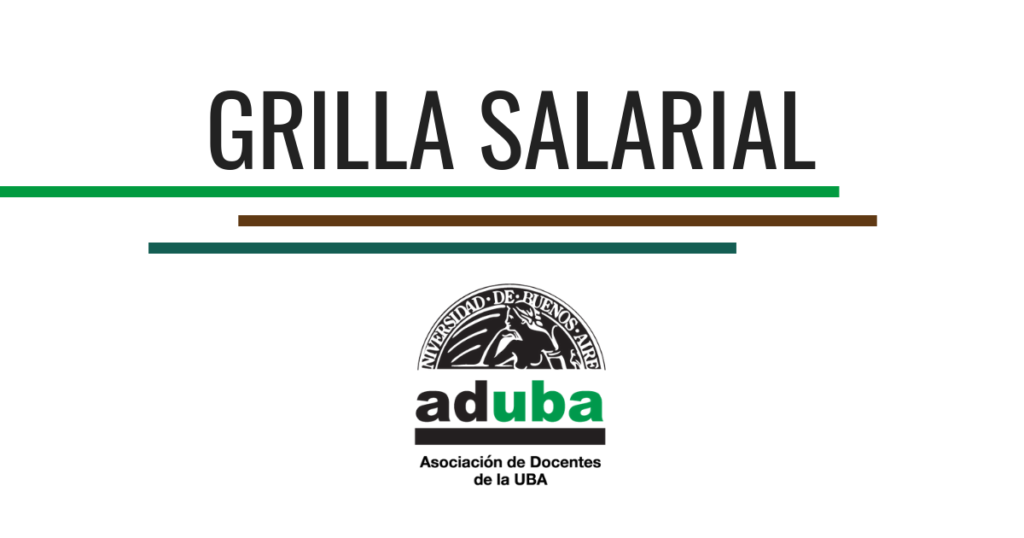 Grilla Salarial Docentes Universitarios