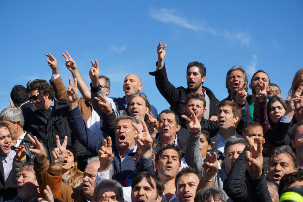 La FEDUN festejó en Los Toldos el 100º aniversario del nacimiento de Eva Perón