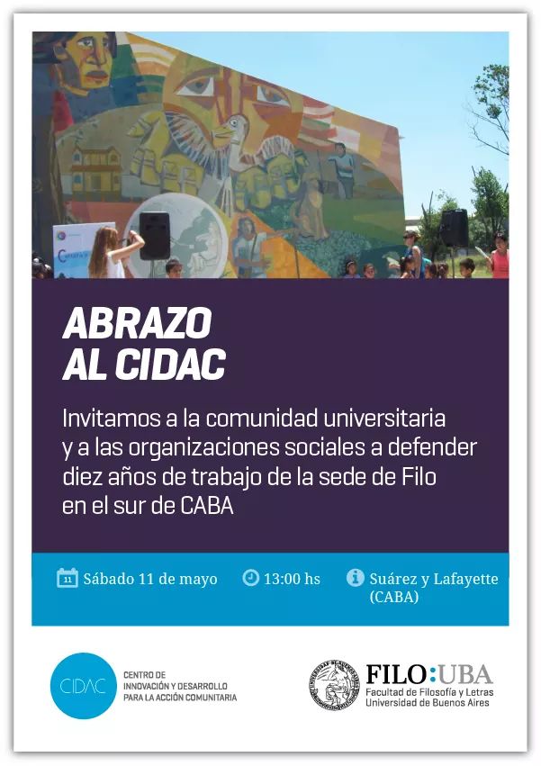 Jornada de abrazo al Centro de Innovación y Desarrollo para la Acción Comunitaria (CIDAC)