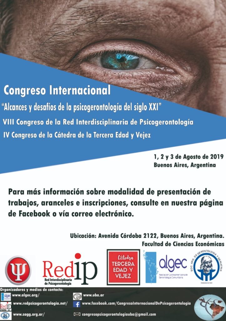 Congreso Internacional «Alcances y desafíos de la psicogerontología del siglo XXI»