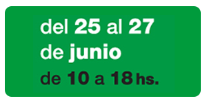del 25 al 27 de junio, de 10 a 18 horas