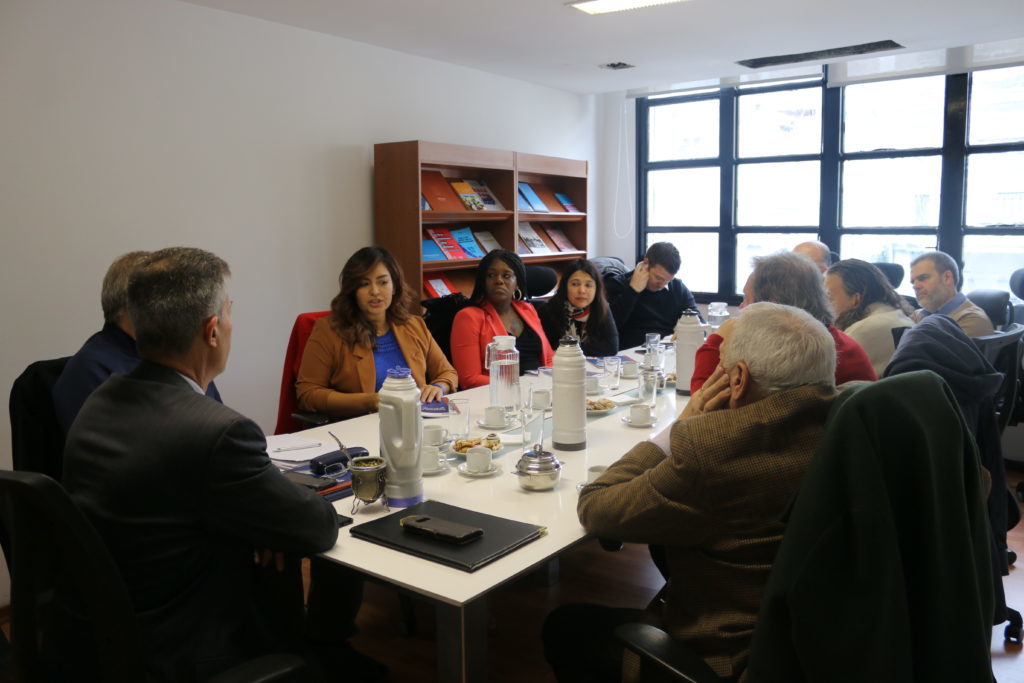 En el CIN con autoridades universitarias, Cori Bush y Rosa Calderón dialogaron sobre acceso a la educación