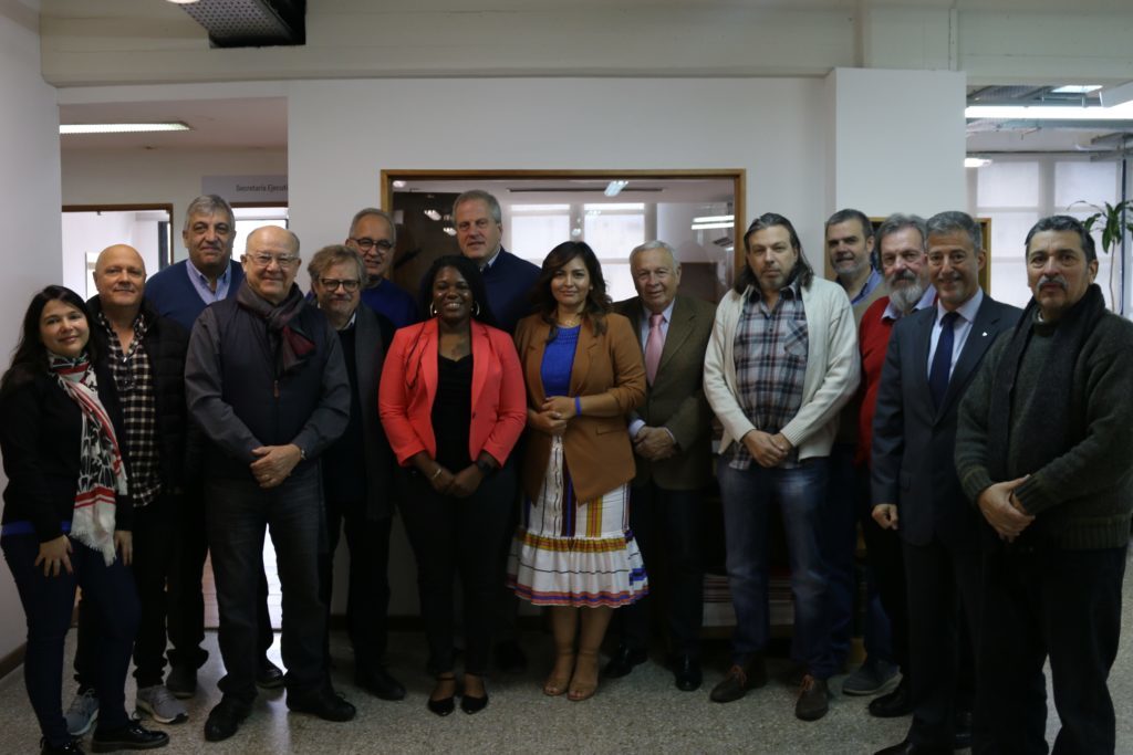 En el CIN con autoridades universitarias, Cori Bush y Rosa Calderón dialogaron sobre acceso a la educación