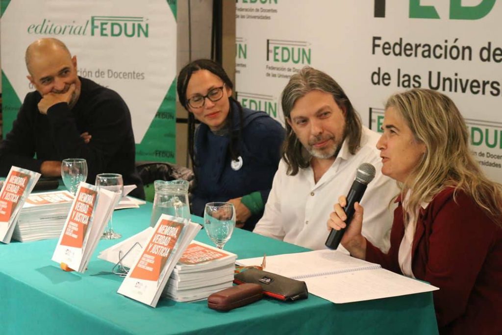 Editorial FEDUN presentó la reedición del libro Memoria, verdad y justicia. Herramientas para comunicar desde los Derechos Humanos, de APDH