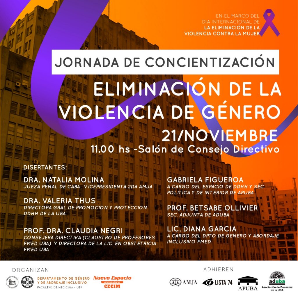 Jornada de Concientización: Eliminación de la Violencia de Género